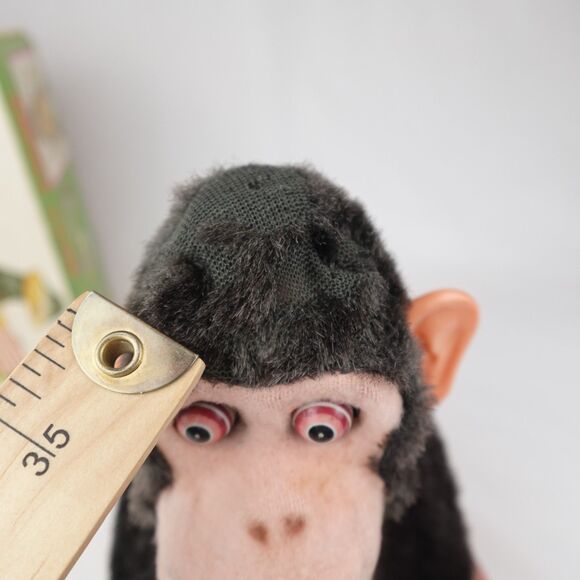 Vintage Daishin Musical Jolly Chimp Clapping Cymbal Monkey Box Working Original - Picture 3 of 16